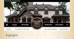 Desktop Screenshot of legrandsautristorante.com
